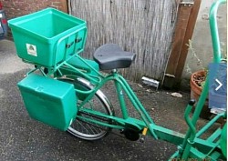 French garbage Trike bike