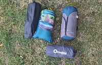 sleeping bag, pillow, sleeeping pad and  my chair